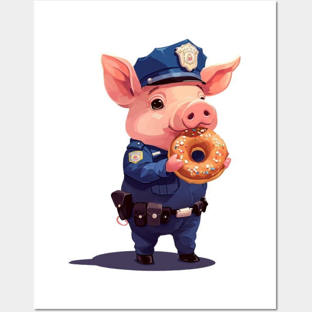 police pig Wall Art by weirdesigns